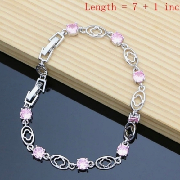 Sterling Silver Wedding Jewelry Set forWomen,Bridal,925STAMPED,any Occasion Gift - Picture 6 of 6